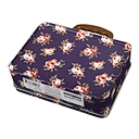 vintage floral metal box